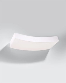 Kinkiet ceramiczny HATTOR biały SOLLUX  LIGHTING