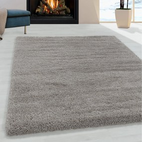 Dywan shaggy Fluffy Super Soft  beżowy 80 cm x 150 cm