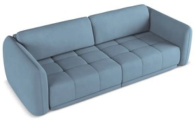 Jasnoniebieska sofa 210 cm Hoku – Makamii