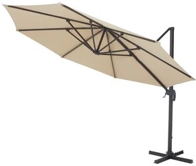 SOLIDNY PARASOL DO OGRODU - 3M BEŻ