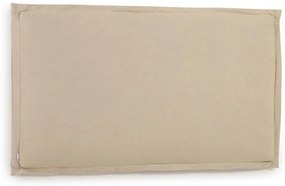 Beżowy tapicerowany zagłówek 206x106 cm Tanit – Kave Home