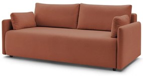 Pomarańczowa rozkładana sofa 211 cm Marcel – Bobochic Paris