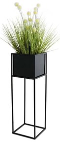 Stojak na kwiaty 70x24 cm czarny