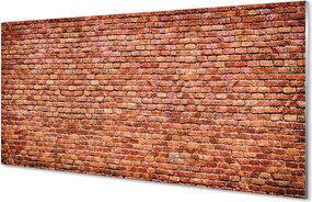 Szkło do Kuchni na Ścianę Wyrazista Ściana z Cegły