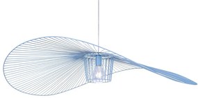 Wisząca lampa druciana kapelusz niebieska G8-L45