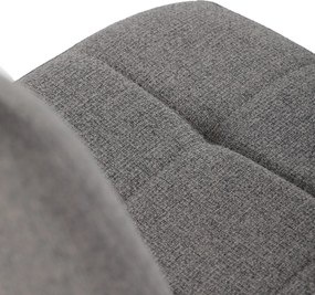 Zestaw jadalniany z ceramicznym blatem i 4 krzesłami, szary