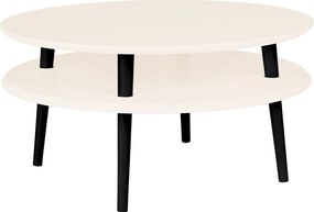 Stolik na drewnianych nogach Ufo Low 35