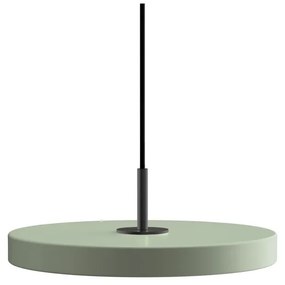 Jasnozielona lampa wisząca LED z metalowym kloszem ø 31 cm Asteria Mini – UMAGE