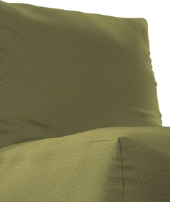 Puf-fotel kolor zielony tkanina strukturalna