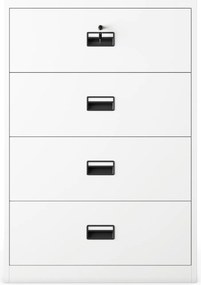 Szafa kartotekowa metalowa biała: SARA XL V4, 900 x 1320 x 600 mm