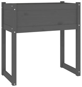 Szara duża donica ogrodowa - Asto