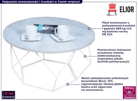 Nowoczesny stolik kawowy beton Rara