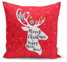 Zestaw 4 świątecznych poszewek na poduszki i bieżnika Minimalist Cushion Covers Joy