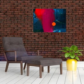 Obraz na szkle - kolory (70x50 cm)