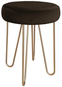 Taboret Venus HAIRPIN noga złota MG05