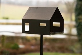 Casa Karmnik dla ptaków 30 x 21 x 23 cm, corten CORGARDEN 1040