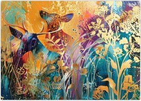 Obraz - Abstrakcyjny obraz natury (70x50 cm)