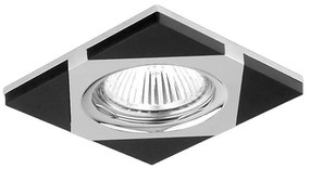 Downlight 71023 1xGU10/50W chrom/wenge