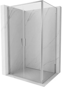 Mexen Exo kabina prysznicowa uchylna 100 x 110 cm, transparent, chrom - 814-100-110-01-00