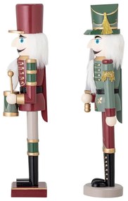 Drewniane figurki świąteczne zestaw 2 szt. (wysokość 38 cm) Darren – Bloomingville
