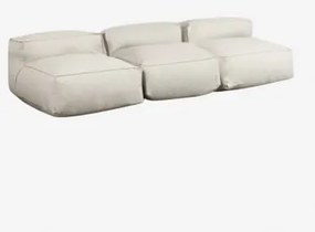 Modułowa Sofa Ogrodowa 3-częściowa Dojans Kremowa Semoline - Sklum