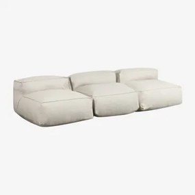 Modułowa Sofa Ogrodowa Dojans, 3-częściowa Kremowa Semoline - Sklum