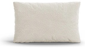 Biała poduszka na sofę z materiału bouclé Poppy – Micadoni