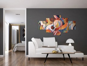 Obraz - Muzyczny abstrakt (125x70 cm)