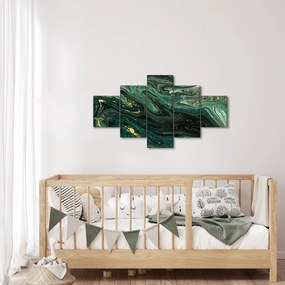 Obraz - Zielony marmur (125x70 cm)