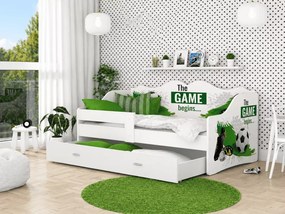 Łóżko dziecięce Blago z szufladą 80x160 80x180 MDF barierka stelaż Flex