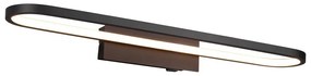 Kinkiet LED w kolorze matowej czerni (dł. 60 cm) Gianni – Trio