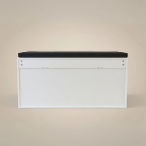 Szafka na buty z siedziskiem i wysuwanymi półkami GRADIA, 100 x 34 x 50 cm