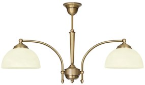 Tradycyjny złoty żyrandol dwa klosze Y-S2C