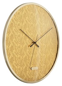 Karlsson 6005GD designerski zegar ścienny złoty, średnica 40 cm