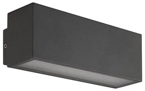 Redo 90096 - Oprawa zewnętrzna LED PLANIT/10W/230V 3000K IP54, antracyt