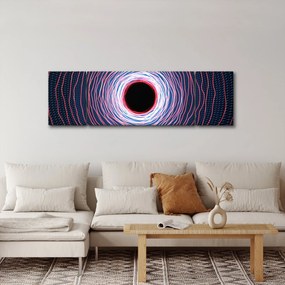 Obraz abstrakcji koła (170x50 cm)