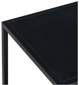 Czarna stalowa szafka pod TV 120x55 cm – Ixia