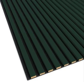 Akustyczne panele lamelowe 2 szt. butelkowa zieleń K1-K83