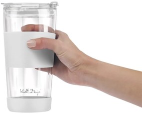 Biały kubek termiczny 600 ml Fuori – Vialli Design