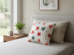 Poszewka na poduszkę z mikrofibry COLORFUL STARS 45x45 cm, kolorowy