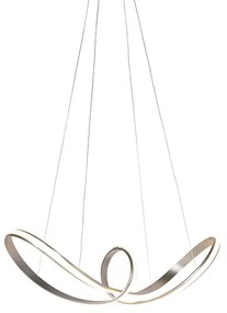 Designerska lampa wisząca stalowa ściemnialna w komplecie z LED - Viola Due Nowoczesny Oswietlenie wewnetrzne