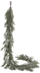 Świąteczna girlanda Tuja, 180 cm, pokryta szronem