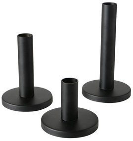 Świecznik metalowy MALKO, 3 sztuki, Ø 9 cm