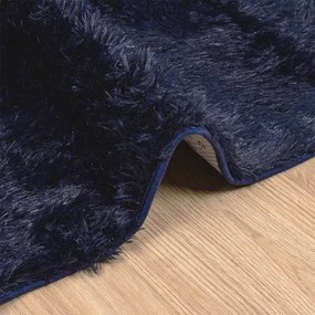 Granatowy dywan kwadrat 160x160 A1-T31