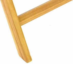 Drewniane krzesło regulowane DIVERO T - drewno tekowe