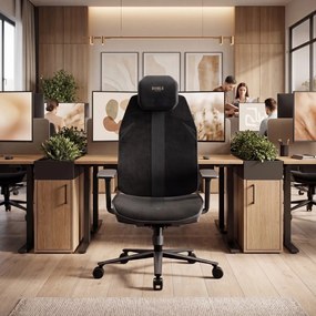 Fotel biurowy ergonomiczny Diablo V-Flash Ultra Black