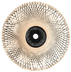 Orientalny klosz bambusowy 50 cm - RinaKolonialny Oswietlenie wewnetrzne