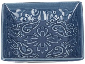 Mydelniczka z wzorami w stylu rustykalnym, ceramiczna podstawka łazienkowa - WENKO