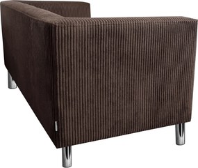 Sofa Monaco : Kolor nogi - Chrom, Kolor tkaniny - Kronos6/Poso6, Typ tkaniny - Kronos/Poso, Wysokość nogi - 15 cm