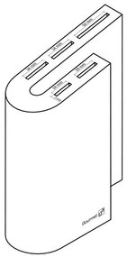 Blok na noże G21 Gourmet, bambusowy na 5 noży